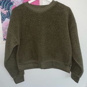 Green Freshman Warm Crewneck